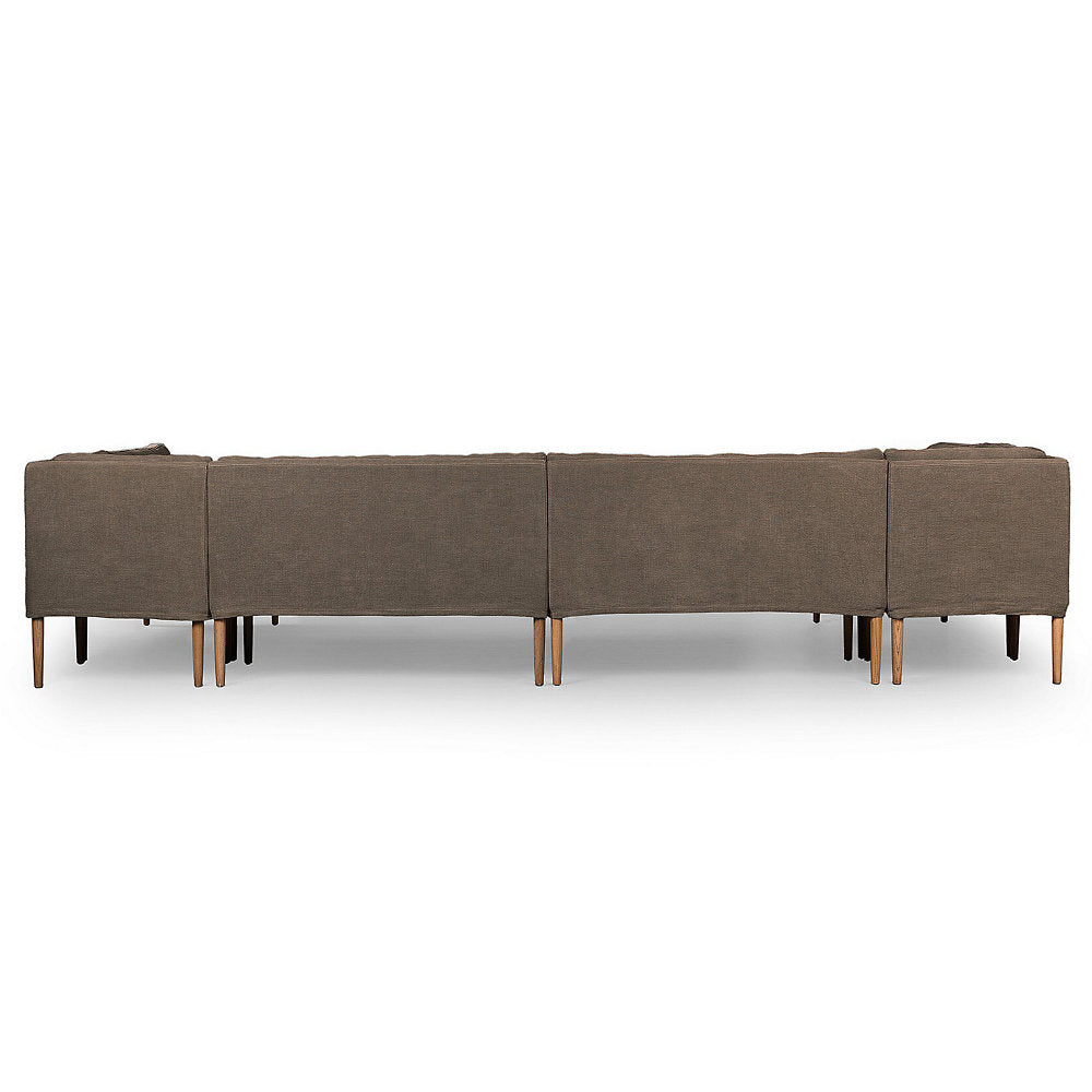 Amber Lewis x Four Hands Aurelia Dining Banquette U Shape Sofa