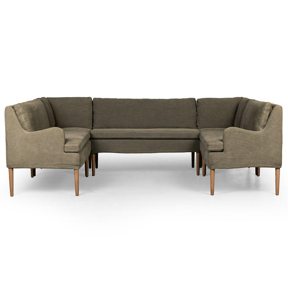 Amber Lewis x Four Hands Aurelia Dining Banquette U Shape Sofa