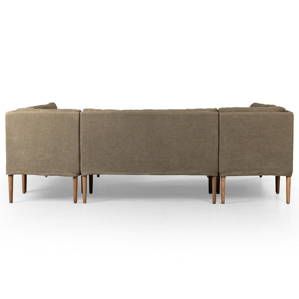 Amber Lewis x Four Hands Aurelia Dining Banquette U Shape Sofa
