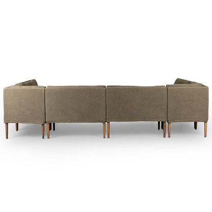 Amber Lewis x Four Hands Aurelia Dining Banquette U Shape Sofa