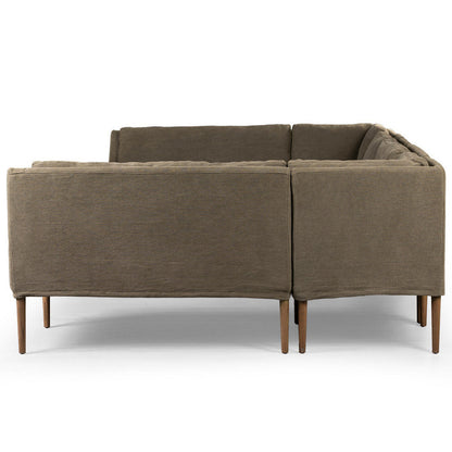 Amber Lewis x Four Hands Aurelia Dining Banquette U Shape Sofa
