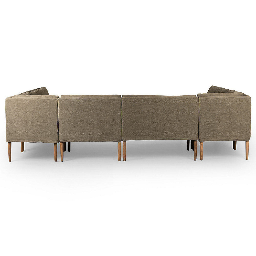 Amber Lewis x Four Hands Aurelia Dining Banquette U Shape Sofa