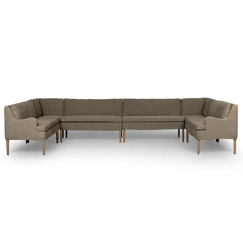 Amber Lewis x Four Hands Aurelia Dining Banquette U Shape Sofa