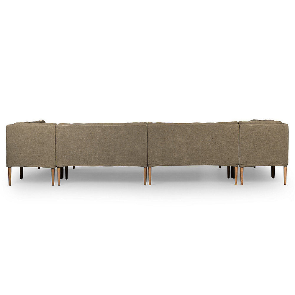 Amber Lewis x Four Hands Aurelia Dining Banquette U Shape Sofa