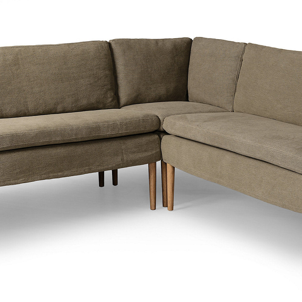 Amber Lewis x Four Hands Aurelia Dining Banquette U Shape Sofa
