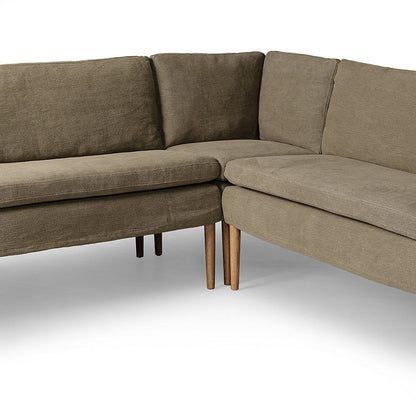 Amber Lewis x Four Hands Aurelia Dining Banquette U Shape Sofa