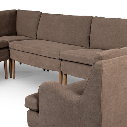 Amber Lewis x Four Hands Aurelia Dining Banquette U Shape Sofa
