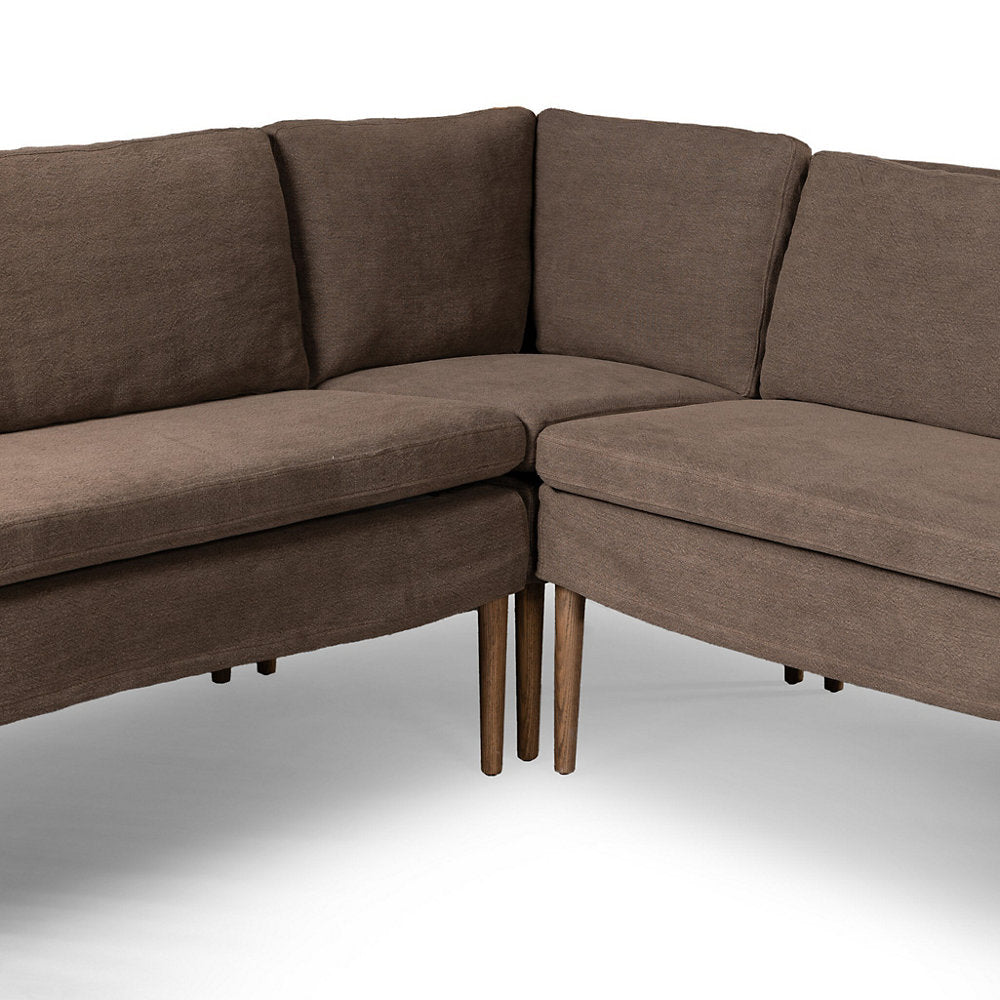 Amber Lewis x Four Hands Aurelia Dining Banquette U Shape Sofa