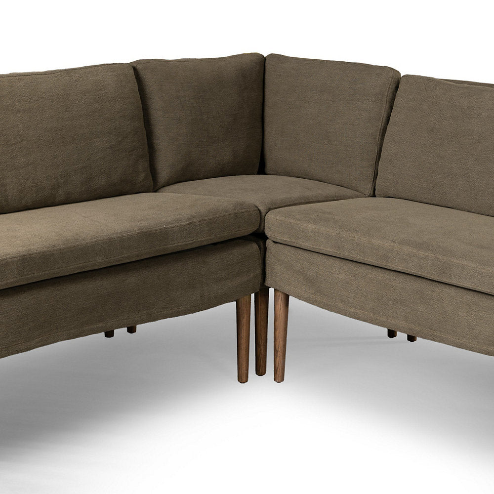 Amber Lewis x Four Hands Aurelia Dining Banquette U Shape Sofa