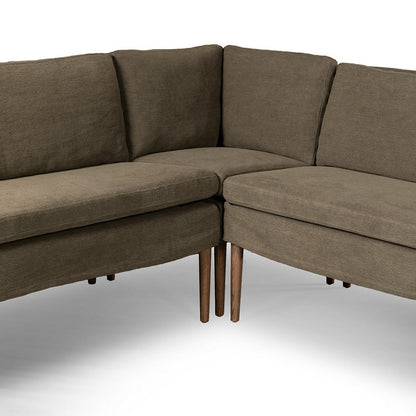Amber Lewis x Four Hands Aurelia Dining Banquette U Shape Sofa