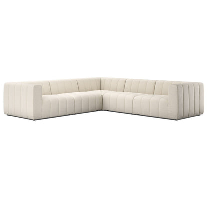 Langham Channeled 5 Piece Sectional Sofa