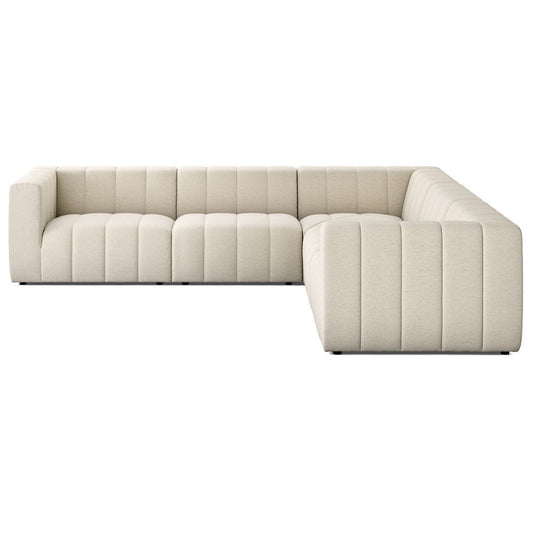 Langham Channeled 5 Piece Sectional Sofa