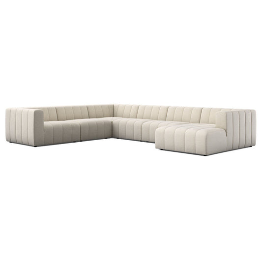 Langham Channeled 6 Piece Sectional Sofa