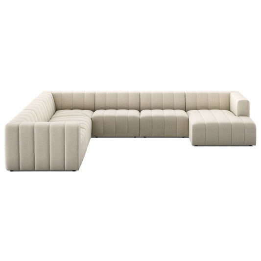 Langham Channeled 6 Piece Sectional Sofa