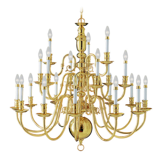 Livex Lighting Beacon Hill 21 Light 3 Tier Chandelier