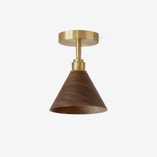Cone Semi-Flush Ceiling Light
