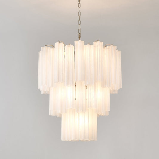 Frosted Glass Tubes Chandelier Chandelier