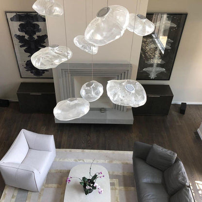 Blown Glass Mesh Pendant Light 1001 Pendant light