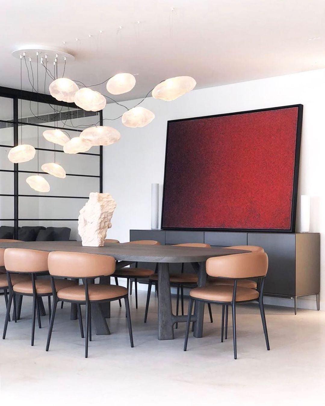 Blown Glass Mesh Pendant Light 1001 Pendant light