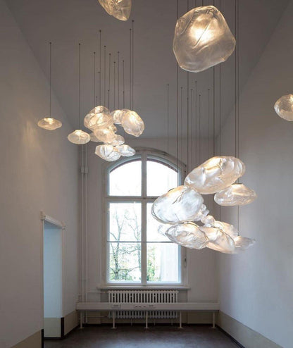 Blown Glass Mesh Pendant Light 1001 Pendant light