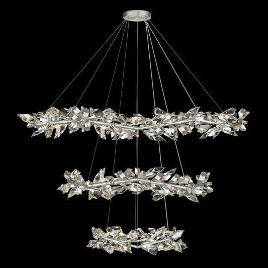 Fine Art Foret Triple Tier Round Pendant