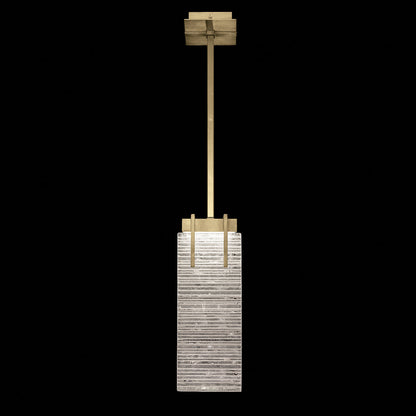 Fine Art Terra 7.75" Tall Rectangular Pendant