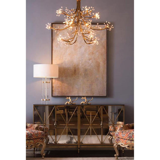 John Richard Sixteen-Light Halogen Chandelier