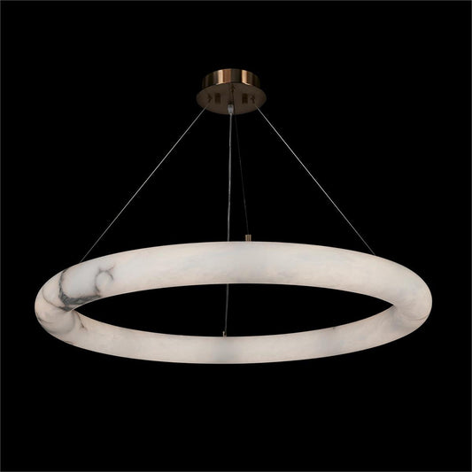 John Richard Alabaster Halo Pendant