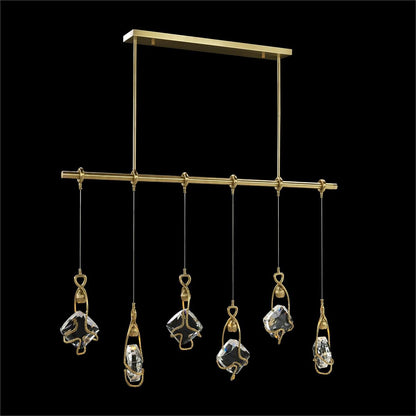 John Richard Mirelle Six-Light Horizontal Chandelier