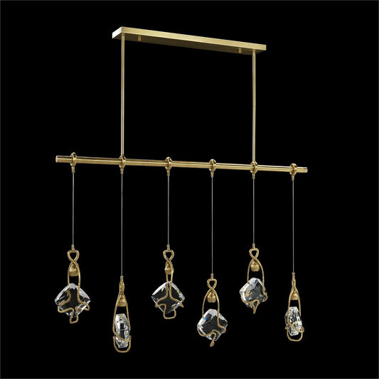 John Richard Mirelle Six-Light Horizontal Chandelier