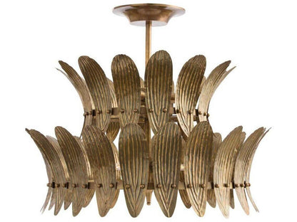 Arteriors Home 8-Light Analise Chandelier in Vintage Brass