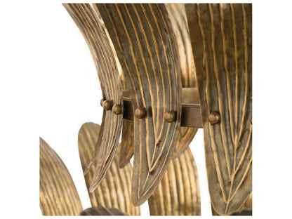 Arteriors Home 8-Light Analise Chandelier in Vintage Brass