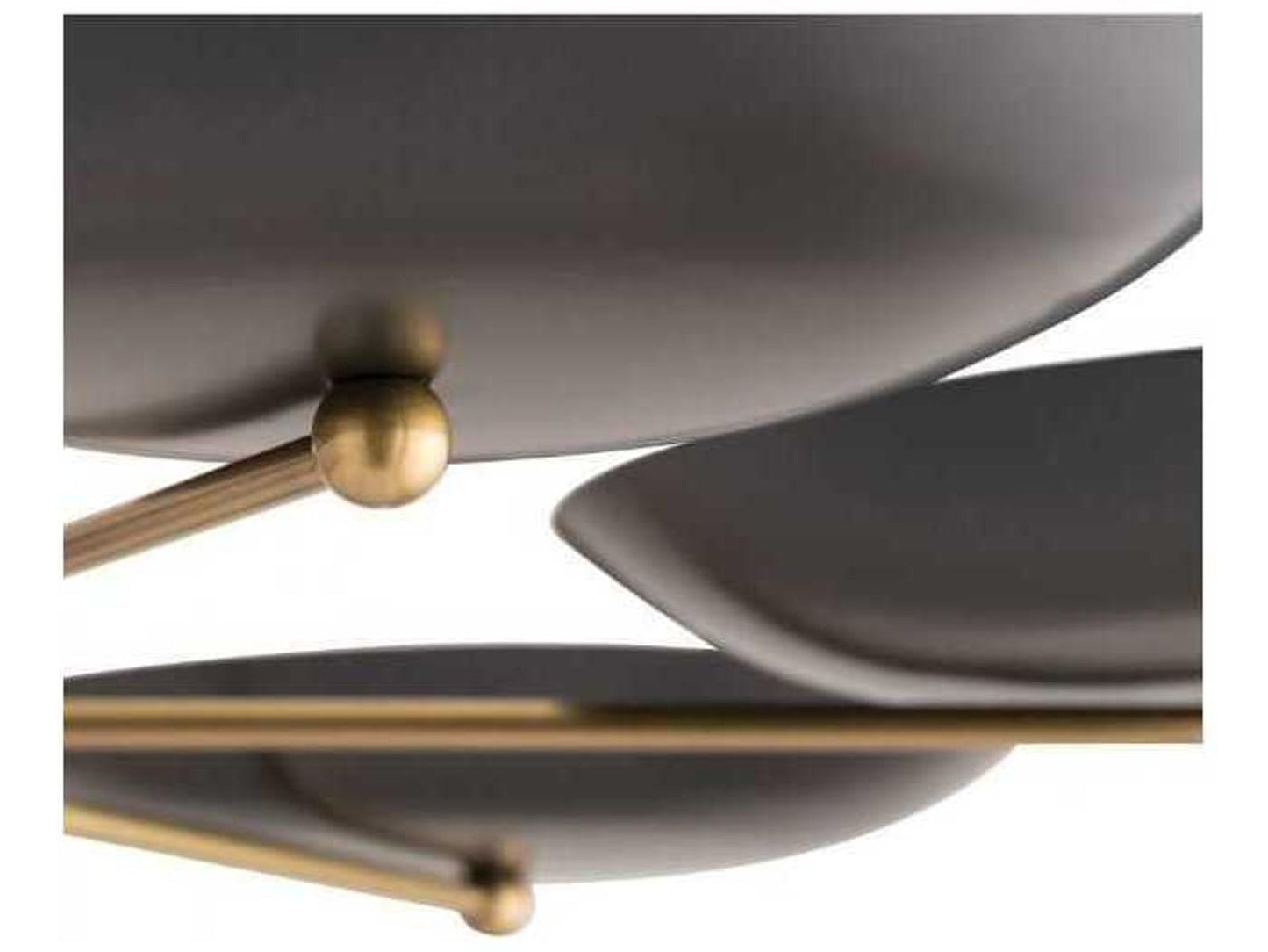 Arteriors Home Griffith 6-Light Chandelier in Antique Brass and Bronze