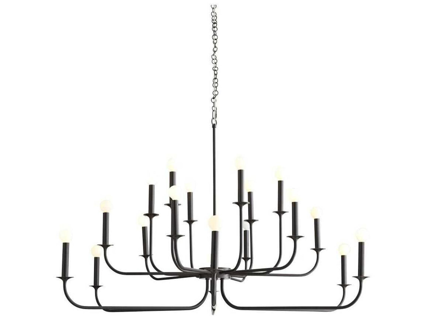 Arteriors Home 18-Light Breck Chandelier in Bronze Finish