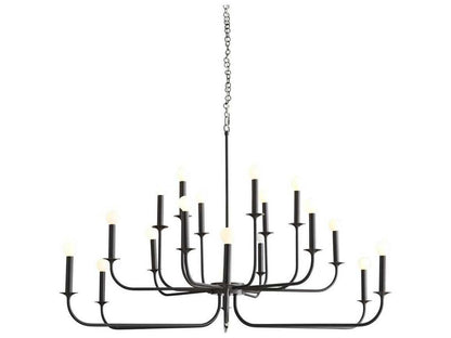 Arteriors Home 18-Light Breck Chandelier in Bronze Finish