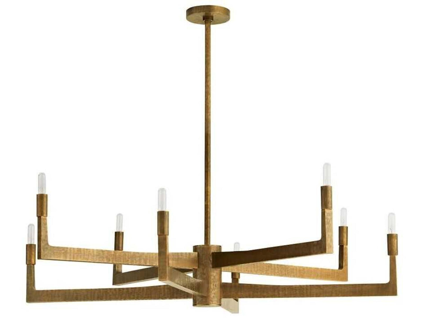 Arteriors Home 8-Light Griff Chandelier in Antique Brass
