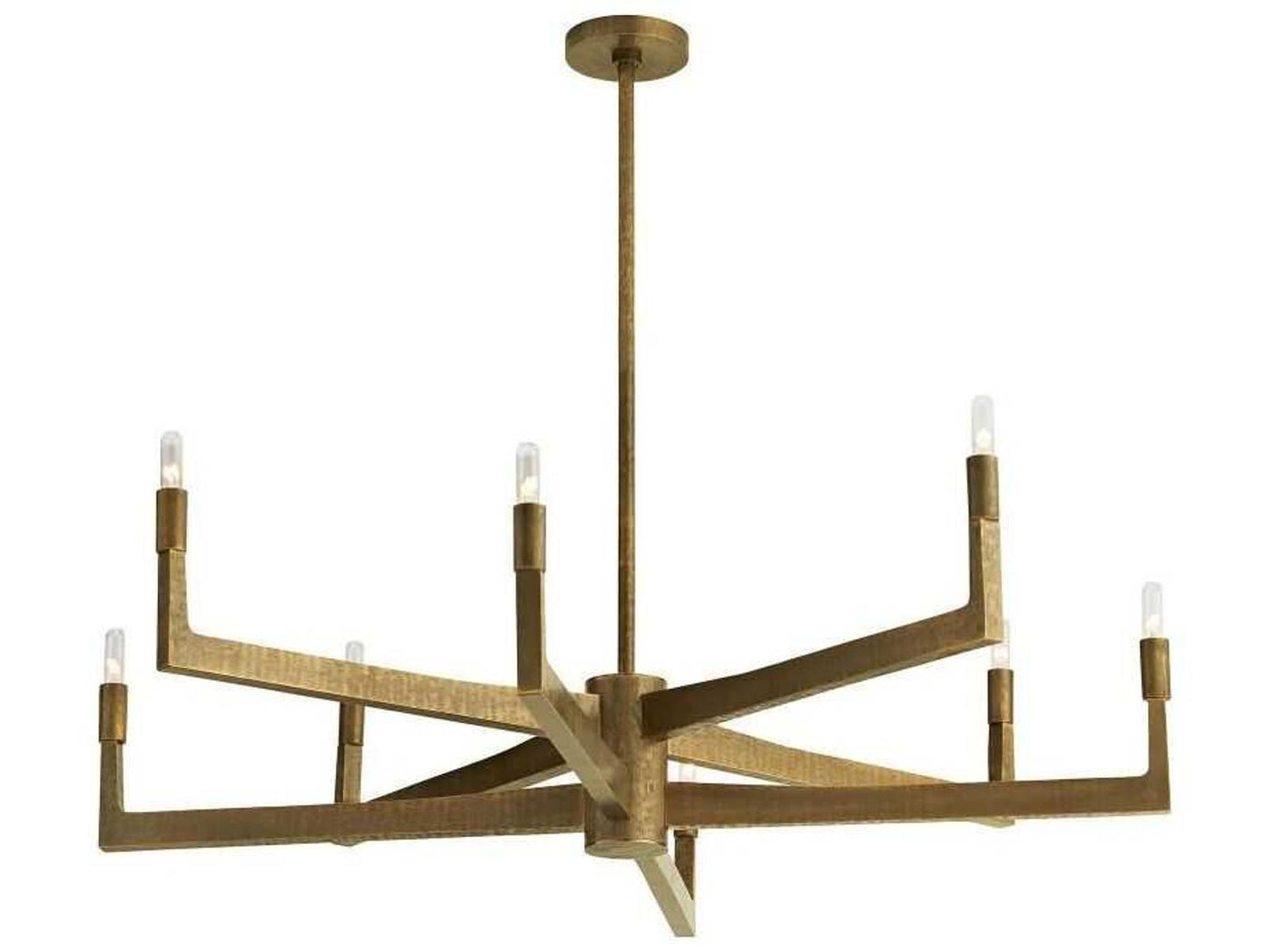 Arteriors Home 8-Light Griff Chandelier in Antique Brass