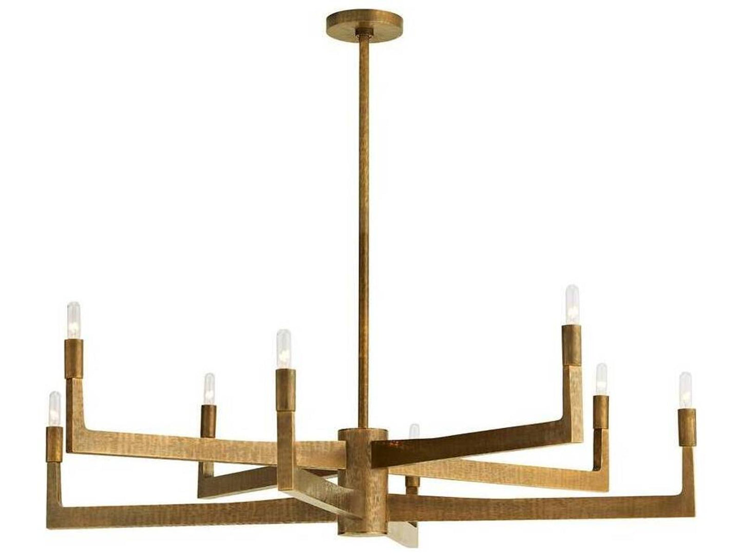 Arteriors Home 8-Light Griff Chandelier in Antique Brass