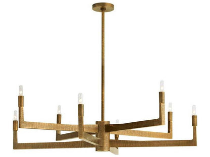 Arteriors Home 8-Light Griff Chandelier in Antique Brass