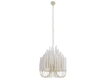 Arteriors Home 5-Light Tilda Chandelier Whitewashed Wood and Iron