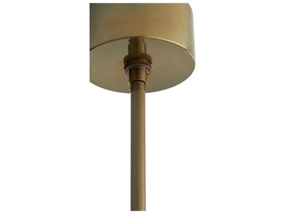 Arteriors Home Arteriors Dallas 18-Light Medium Chandelier in Vintage Brass with Seedy Glass