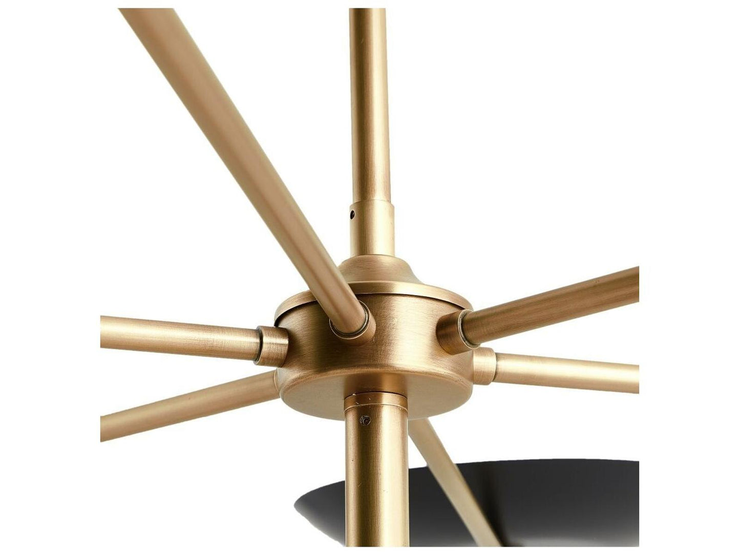 Arteriors Home Griffith 9-Light Two Tiered Chandelier in Bronze and Antique Brass