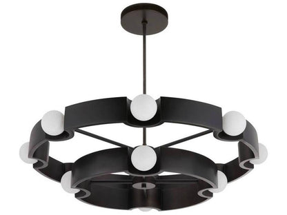 Arteriors Home Hans 12-Light Integrated LED Chandelier in English Bronze