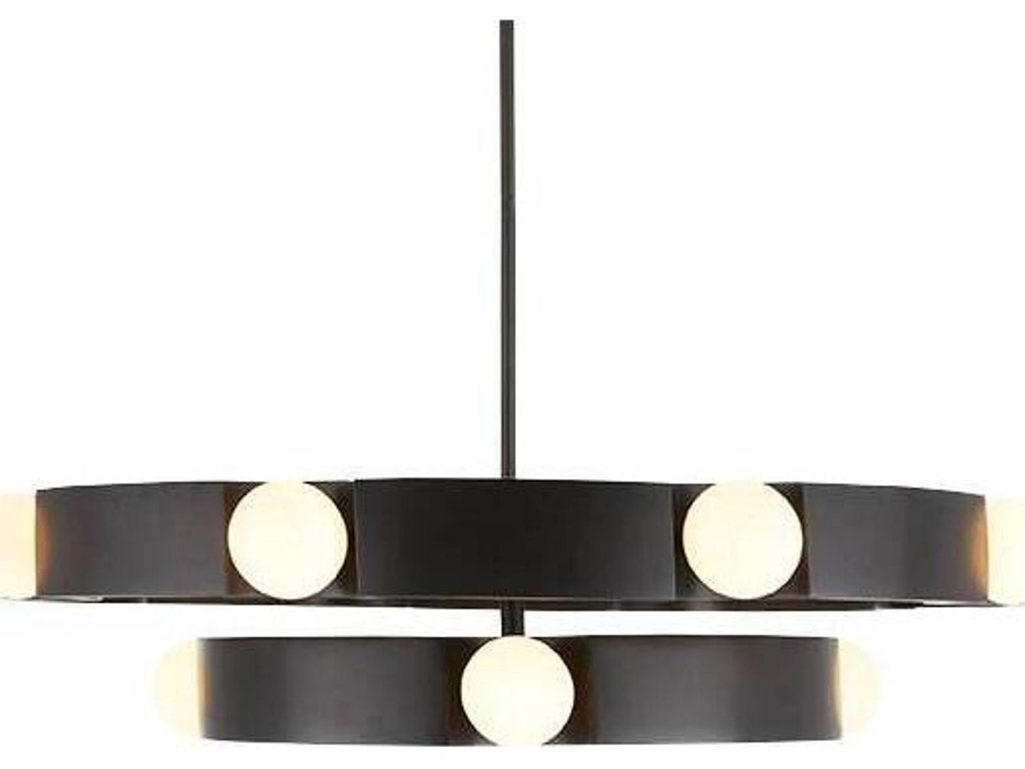 Arteriors Home Hans 12-Light Integrated LED Chandelier in English Bronze