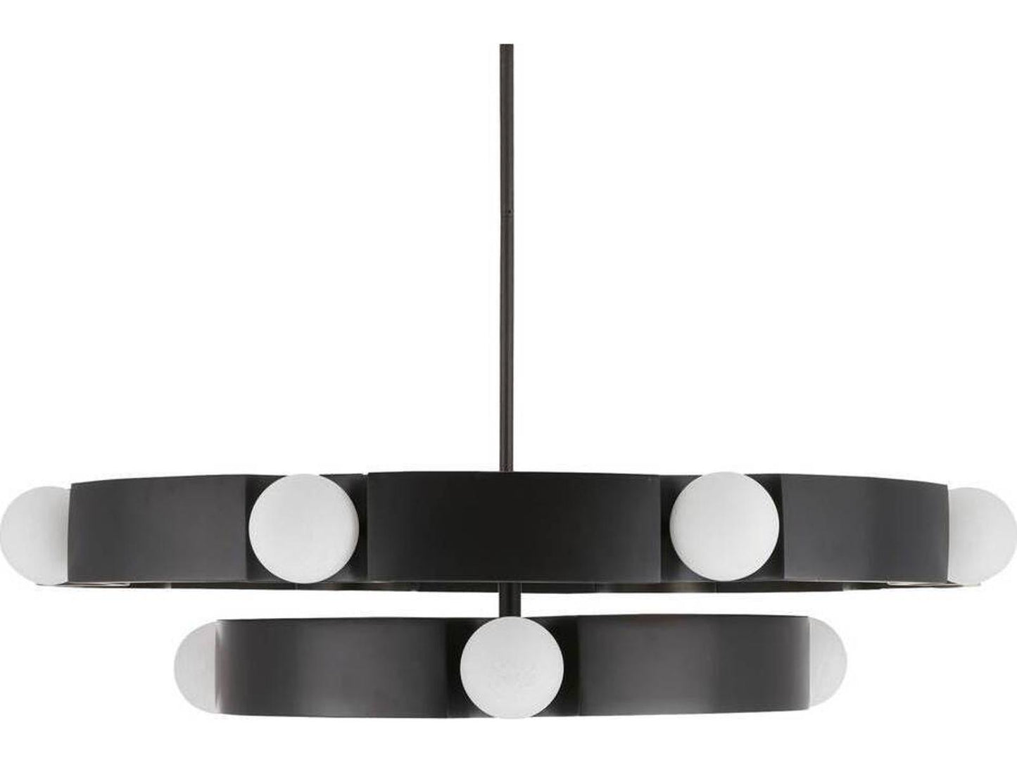 Arteriors Home Hans 12-Light Integrated LED Chandelier in English Bronze
