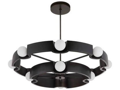 Arteriors Home Hans 12-Light Integrated LED Chandelier in English Bronze