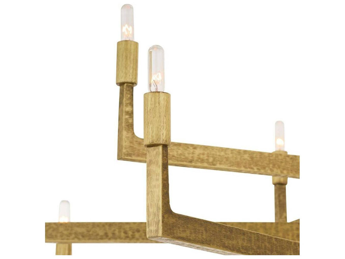 Arteriors Home 12-Light Griff Chandelier in Chattered Antique Brass