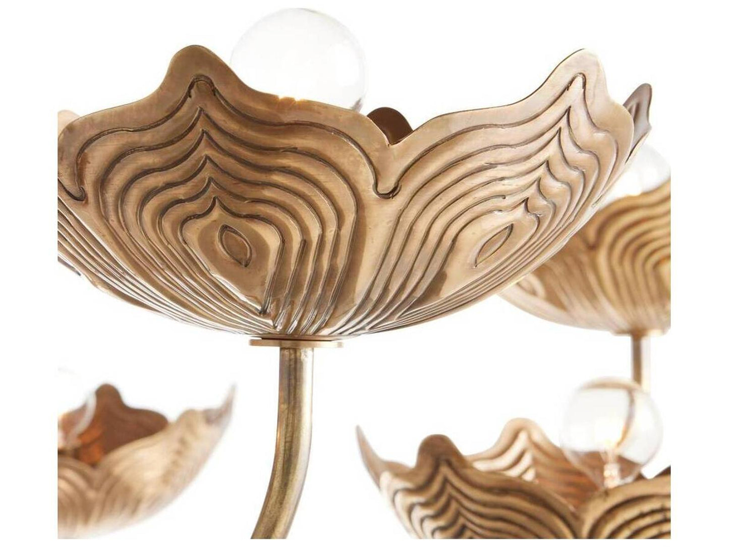 Arteriors Home 8-Light Encinitas Chandelier in Antique Brass