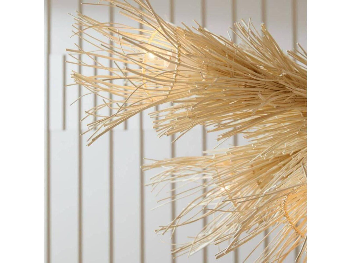 Arteriors Home 12-Light Kauai Chandelier Bleached Rattan