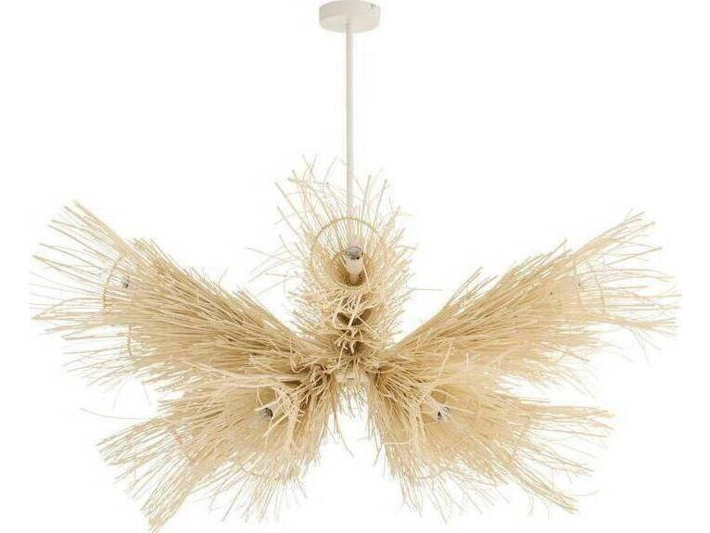 Arteriors Home 12-Light Kauai Chandelier Bleached Rattan